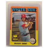Bucky Dent 1975 Topps rookie cup