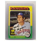 Mike Hargrove 1975 Topps rookie cup