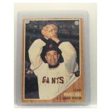 Juan Marichal 1962 Topps *hole punch