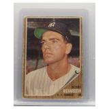 Bobby Richardson 1962 Topps *See back