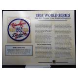1952 World Series patch Yankees-Dodgers