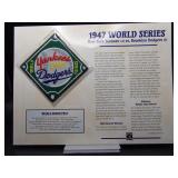 1947 World Series patch Yankees-Dodgers