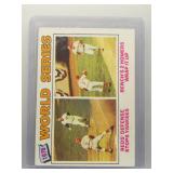 Johnny Bench 1977 Topps World Series