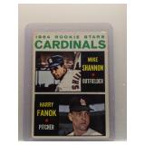 Mike Shannon 1964 Topps rookie