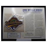 1996 World Series patch Yankees-Braves