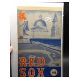 1958 Red Sox program *Ted Williams HR -vs Senators