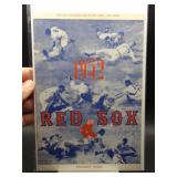 1952 Red Sox program vs Browns