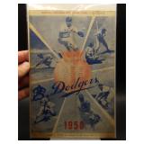 1950 Dodgers program vs Giants *Jackie, Campy,...