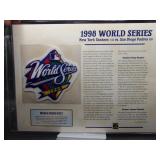 1998 World Series patch Yankees-Padres