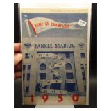1950 Yankees program *Yogi HR -vs Red Sox