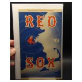 1956 Red Sox program vs Yankees *Mantle GWRBI,...