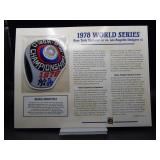 1978 World Series patch Yankees-Dodgers