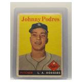 Johnny Podres 1958 Topps