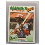 Lou Brock 1977 Topps