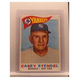 Casey Stengel 1965 Topps