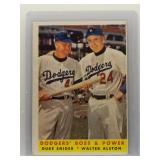 Duke Snider & Walter Alston 1958 Topps