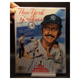 1983 Yankees yearbook Billy Martin cover