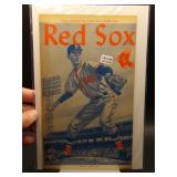 1960 Red Sox program *Ted Williams HR -vs Indians