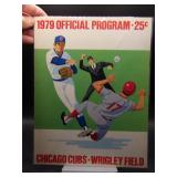 1979 Cubs program vs Reds