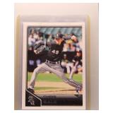 Chris Sale 2011 Topps Lineage rookie