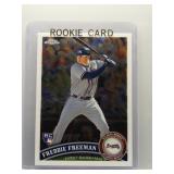 Freddie Freeman 2011 Topps Chrome rookie