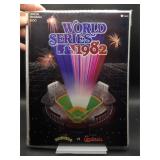 1982 World Series program Cardinals-Brewers