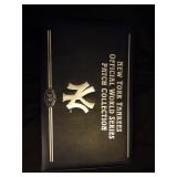 Yankees World Series Patch Collection binder w/...