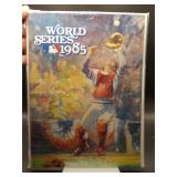 1985 World Series program Royals-Cardinals
