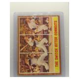 Mickey Mantle connects 1962 Topps