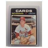 Ted Simmons 1971 Topps rookie