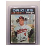 Earl Weaver 1971 Topps