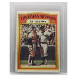 Thurman Munson 1972 Topps In Action