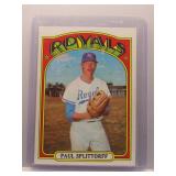 Paul Splittorff 1972 Topps