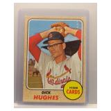 Dick Hughes 1968 Topps rookie