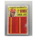 Bob Gibson 1969 Topps checklist *poor