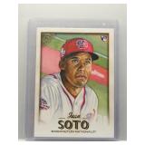 Juan Soto 2018 Topps Gallery rookie