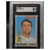 Lou Piniella 1970 Topps rookie cup SGC 3