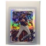 Yordan Alvarez 2021 Topps Chrome refractor