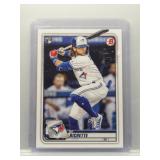 Bo Bichette 2020 Bowman rookie