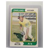 Vida Blue 1974 Topps