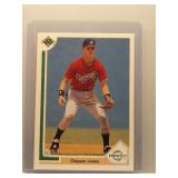 Chipper Jones 1991 Upper Deck rookie