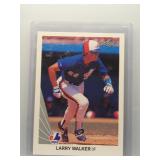 Larry Walker 1990 Leaf rookie
