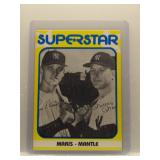 Roger Maris & Mickey Mantle 1980 TCMA Superstars