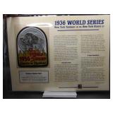 1936 World Series patch Yankees-Giants