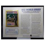 1932 World Series patch Yankees-Cubs