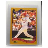 Albert Pujols 2002 Topps rookie cup