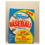 1989 Topps Baseball Sealed Wax Pack