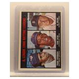 Frank Robinson, Oliva, Kaline 1966 Topps leaders