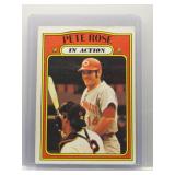 Pete Rose 1972 Topps In Action