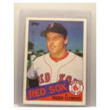 Roger Clemens 1985 Topps rookie